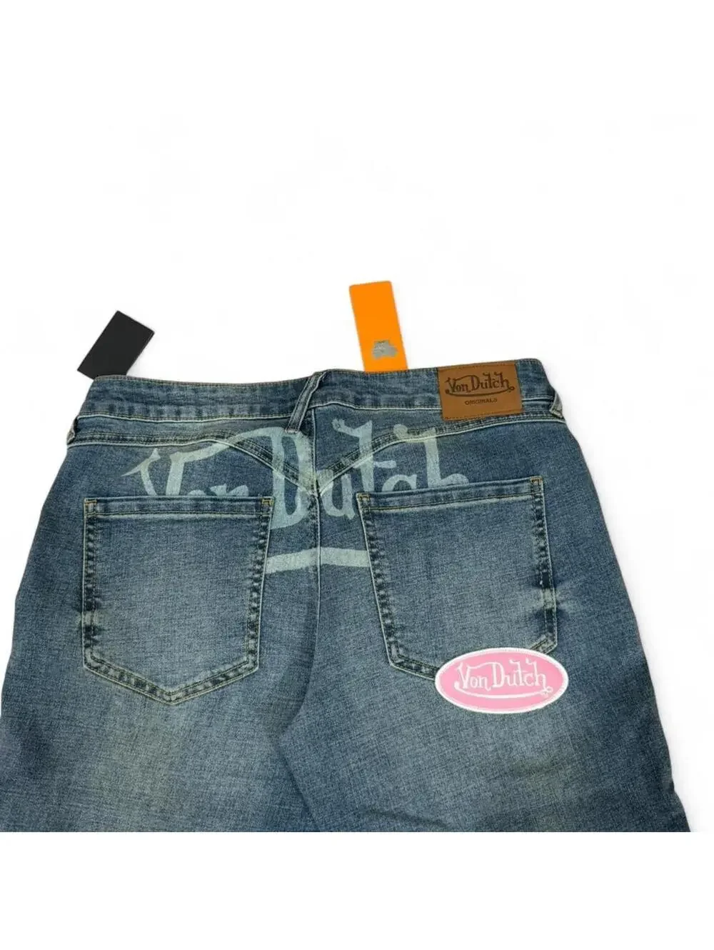 Von Dutch bootcut y2k style with patch and cool print design - Picture 4 of 8
